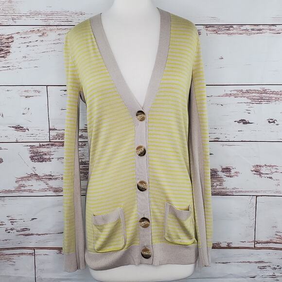 Martin + Osa Boyfriend Cardigan Striped Grandpa Size Small - Picture 1 of 5